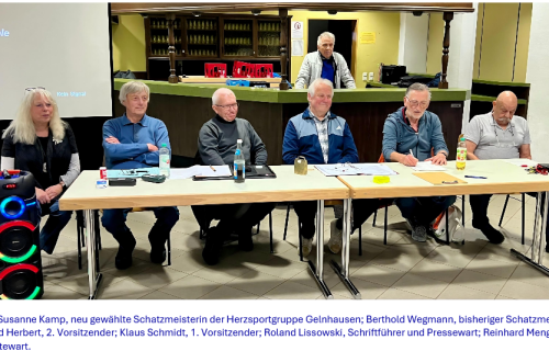 Screenshot Herzsport - Mitgliederversammlung