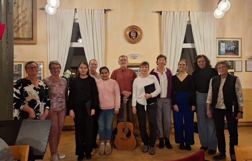 Der Geislitzer Chor "Just Sing!" ist seit Jahren Teil der Weihnachtsfeier der Herzsportgruppe.